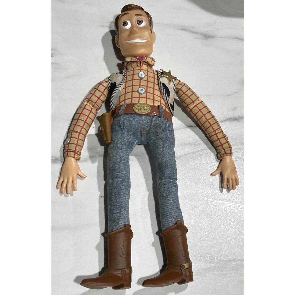 Disney Pixar Toy Story Woody Doll Original Vintage No Hat No Spurs No Voice